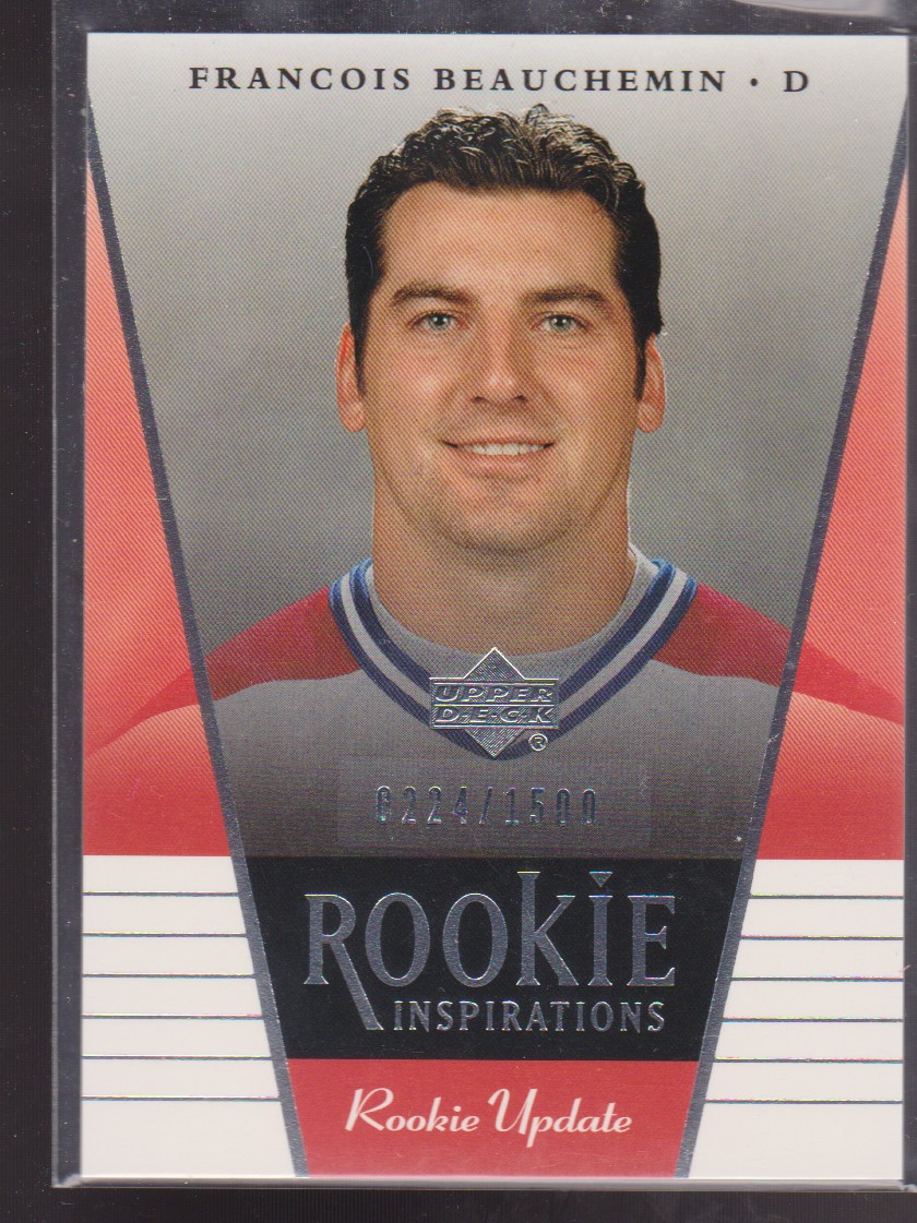 (image for) 2002-03 Upper Deck Rookie Update #132 Francois Beauchemin RC